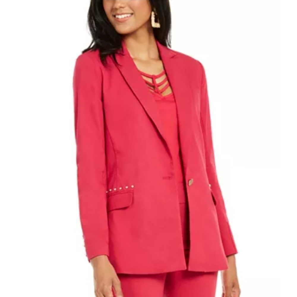 Studded Pocket lightweight blazer jacket size L